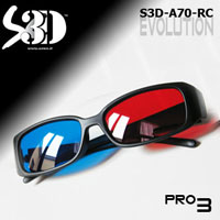 S3D-A70-RC occhiali anaglifici 3D rosso ciano red cyan anaglyph eyewear 3d glasses scenes